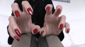 Exciting Long Red Fingernails, Ruined Orgasm, Lady Victoria Valente