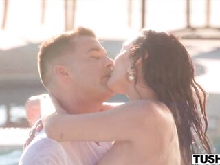 TUSHY Charming Tiny Brunette hair Chloe Amour Gets Her Consummate Butt Screwed Hard