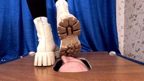 Your floor-face is so tiny under my Tendance chelsea boots (part 3 of 7), flo710x 2160p