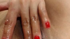 Sexy Hispanic Deep Throats a Dildo and Fucks Her Tight Pussy