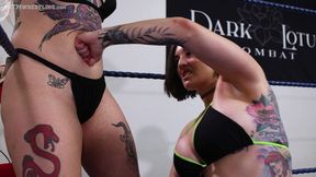 Abs Training - Irene Silver vs Poppet Silver Belly Punching - Conditioning Drills