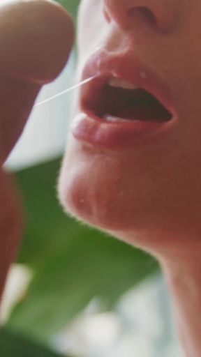 Spectacular moment from "Blonde model drools all over her boyfriends cock"