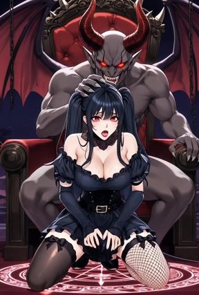 Gothic Virgin Summoned the Wrong Demon Lord -hardcore Corruption & Creampie