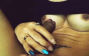 Hot cum show from sweet no-makeup mint