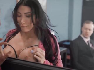 Breasty Secretary Got Double Penetration In The Office