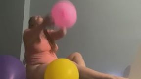 Game with balloons