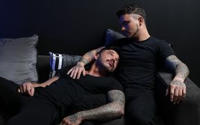 Latino lover pumps pair of thick dicks in his holes for full threesome