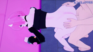 Sango and I have intense sex in a secret room. - Pokémon Hentai