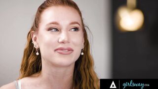 GIRLSWAY - Red Head Madison Morgan Rewards Her Bestie With ROUGH FINGER FUCKED Sex For Quitting Bad Habits