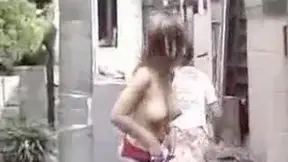 Japanese Beauty Ambushed – Steamy Public Encounter Caught on Camera