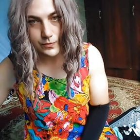 Mermaid Shemale Big Butt Sissy Big Ass Tranny Booty Trap Crossdresser Slut White Body