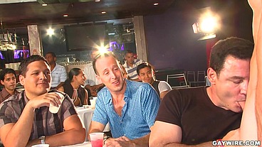 GAYWIRE - What's On The Menu At Our Party Today? Fatherfuckin' Susage, That's What. Open Wide, Fellas!