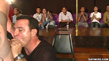 GAYWIRE - What's On The Menu At Our Party Today? Fatherfuckin' Susage, That's What. Open Wide, Fellas!