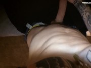 Hung Skater big dick POV cumming hard