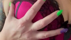 BBW step mom MILF tit play bounce shake and jiggle