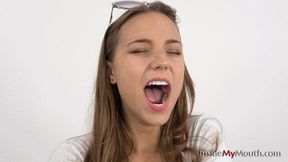 Inside My Mouth - Maria - Complete mouth exploration video ( MOBILE quality )