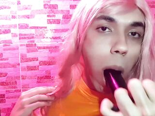 deepthroat saliva session with tender jade