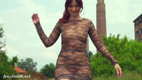 Big boob Jeny Smith gets her butt fucked outside