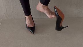 Black Heels Seduction - Dirty Soles & Desire