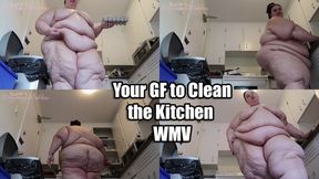 Your GF to Clean the Kitchen