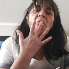 hot slut stepmom gives instructions how to fuck stepson on camera