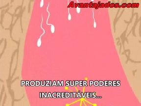 The big assed superhero and his powers cartoon