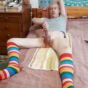 A Good Masturbation in Knee-high Socks