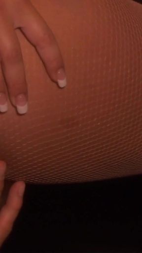 Horny brunette's wet pussy was destroyed by her husband on the staircase   Clip 2