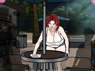Craving City - Gameplay - Roleplay - Amanda Works in Bar and Gets Naked Herself