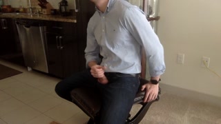 Guys fucks his pussy and cums