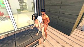 Sims 4 - Daniel helps his Boss - And his Secretary
