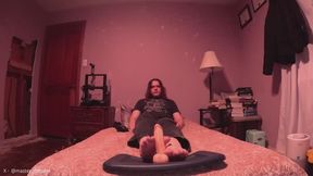 I give my dildo a footjob - Dildo Footjob Video Mov Format