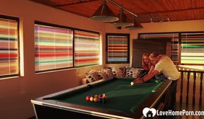 Sexy Ginger Breaks All the Billiard Room Rules