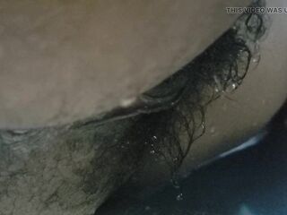 Hawt Wife Large Twat Standing Up On Water, Homemade Sex & Unshaved Vagina Close up Carrying
