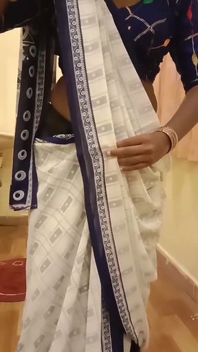 Desi Hotwife Drapes Sexy Saree After Ex-lover Play Cuck Hubby Watches! Hotwifeplayx