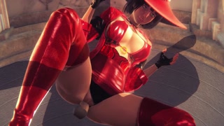 [GUILTY GEAR STRIVE] Passionate sex with I-No (3D PORN 60 FPS)