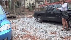 Custom Video: Horny Girl With Car Trouble 2 - m4v