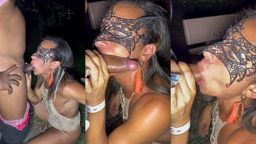 Hotwife que adora dogging voltou ao Pasmado: deu no pêlo e acabou com duas gozadas na bucetinha e uma na boca