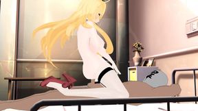 hot sexy young nurse knows how to improve patient's condition with juicy pussy
