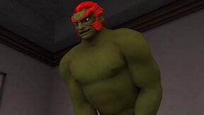 Bound by ganondorf: a legend of zelda gay sex adventure with anal toys and cumshots