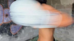 MW-1736 Sativa POV Boxing Sativa Black Venus boxing against YOU! TOPLESS