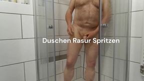 shaving showers cum with clausnoord