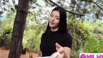 Big ass latina girl from nature fucked hard in the woods