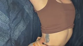 Ticklish belly button vs electric toothbrush