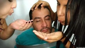 Palm Spitting Girls Loves Hand Over Mouth Domination (SD 480p)