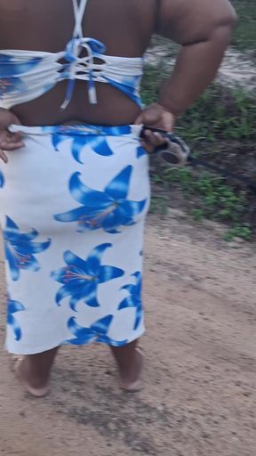 Showing my ass in public