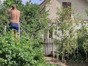 I like to work in the garden