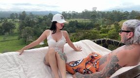 We Play Rock, Paper or Tiejera, I End up Giving My Pussy to My Horny Stepbrother