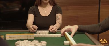 Petite Asian girlfriend gets accidentally fucked by a gangster during Mahjong night