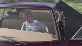 1967 Chevrolet Impala Cranking Template - Qili in Platform Wedge Sandals 1080p